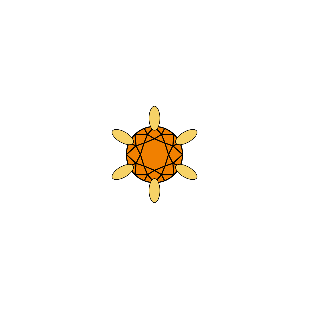 Orange cubic zirconia stud with ray-like prongs in PVD gold titanium